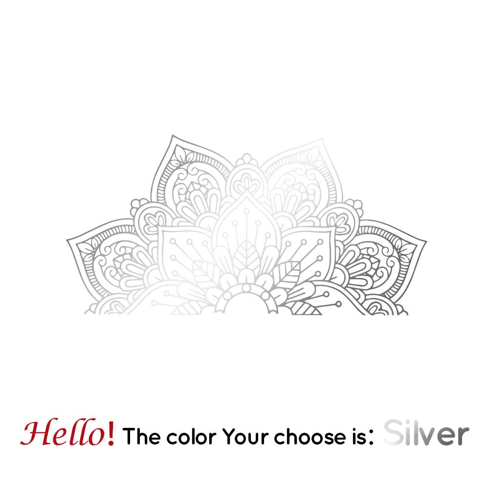 1 pc cool colorful half mandala Wall Sticker Pvc Wall Art Stickers Modern Fashion Wallsticker Wall Art Sticker Murals - Fiesta Vellore1 pc cool colorful half mandala Wall Sticker Pvc Wall Art Stickers Modern Fashion Wallsticker Wall Art Sticker MuralsFiesta VelloreFiesta Vellore175212780;20251225;17666216773wdTU0389 - SizeM28X55SilverS9c5bc2c24ebd4f718ea6bdd61d158c3fw