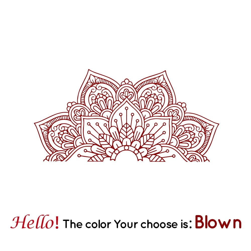 1 pc cool colorful half mandala Wall Sticker Pvc Wall Art Stickers Modern Fashion Wallsticker Wall Art Sticker Murals - Fiesta Vellore1 pc cool colorful half mandala Wall Sticker Pvc Wall Art Stickers Modern Fashion Wallsticker Wall Art Sticker MuralsFiesta VelloreFiesta Vellore175212781;20251225;1766621677Uui1V0389 - SizeM28X55BrownSd1dcfc67521142f29180c25688672700y