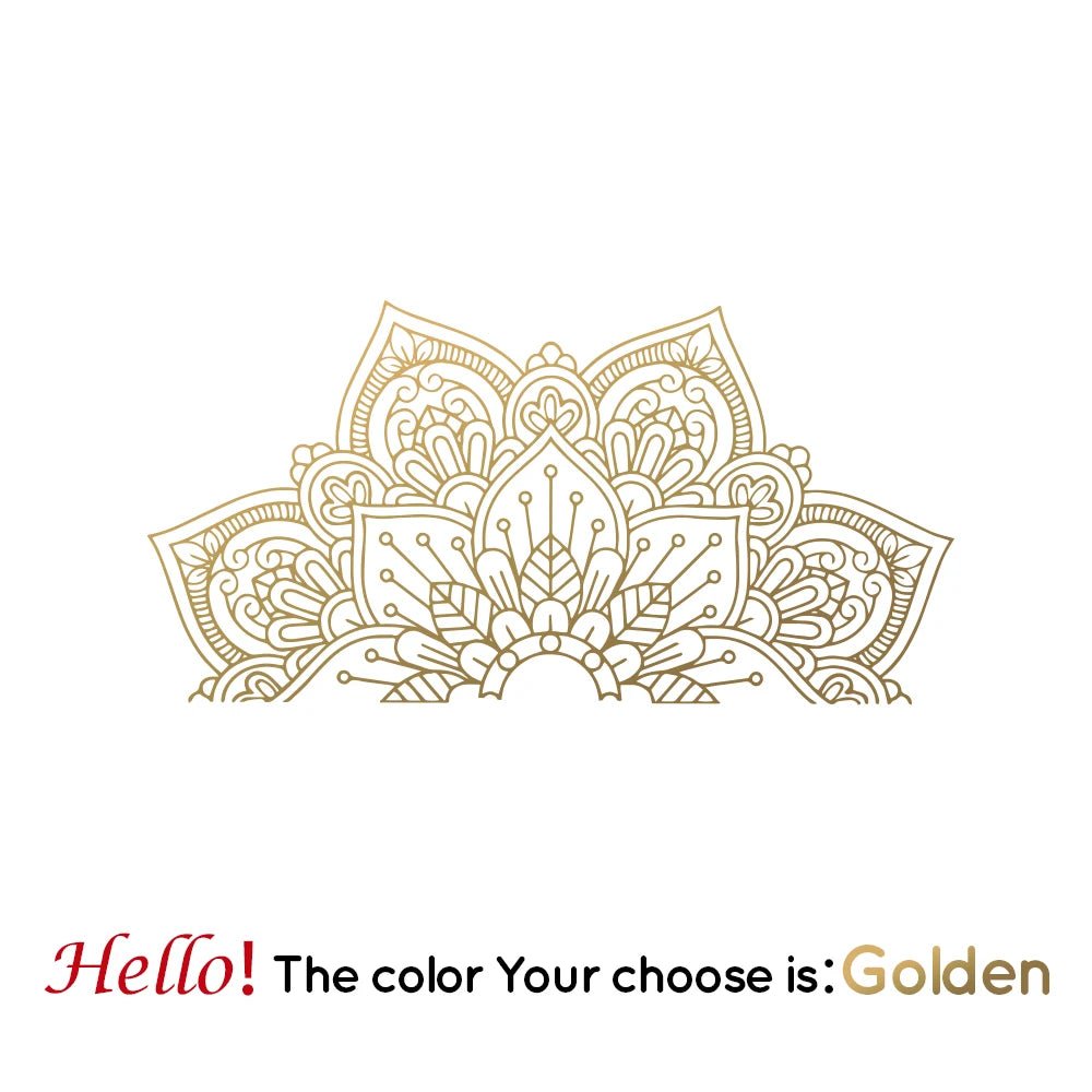 1 pc cool colorful half mandala Wall Sticker Pvc Wall Art Stickers Modern Fashion Wallsticker Wall Art Sticker Murals - Fiesta Vellore1 pc cool colorful half mandala Wall Sticker Pvc Wall Art Stickers Modern Fashion Wallsticker Wall Art Sticker MuralsFiesta VelloreFiesta Vellore175212779;20251225;17666216773Q6WB0389 - SizeM28X55GoldScd76a64876674d008c89f45885c51c36t