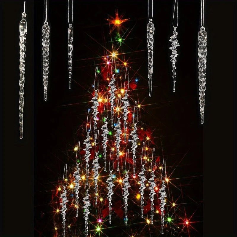 10pcs Acrylic Christmas Ornaments with Hanging Rope Transparent, Assorted Sizes Perfect for Tree Decoration & Holiday Crafts DIY - Fiesta Vellore10pcs Acrylic Christmas Ornaments with Hanging Rope Transparent, Assorted Sizes Perfect for Tree Decoration & Holiday Crafts DIYFiesta VelloreFiesta Vellore175214541;20251225;1766621744ZGhTo10PCS128mmFine ice bar peCNS46049d27bb4a4f96b361f587a17f18baC