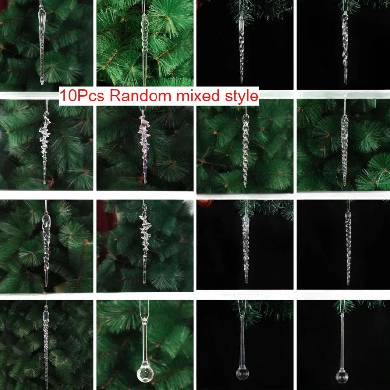 10pcs Acrylic Christmas Ornaments with Hanging Rope Transparent, Assorted Sizes Perfect for Tree Decoration & Holiday Crafts DIY - Fiesta Vellore10pcs Acrylic Christmas Ornaments with Hanging Rope Transparent, Assorted Sizes Perfect for Tree Decoration & Holiday Crafts DIYFiesta VelloreFiesta Vellore175214545;20251225;1766621744R8cBA10PCSRandom mixed styleCNS2fb84d37cccf4d1594283b86a21eaab5Y