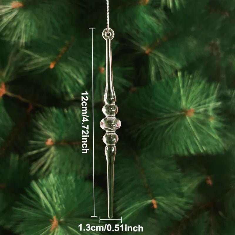 10pcs Acrylic Christmas Ornaments with Hanging Rope Transparent, Assorted Sizes Perfect for Tree Decoration & Holiday Crafts DIY - Fiesta Vellore10pcs Acrylic Christmas Ornaments with Hanging Rope Transparent, Assorted Sizes Perfect for Tree Decoration & Holiday Crafts DIYFiesta VelloreFiesta Vellore175214544;20251225;1766621744nBQFe10PCS120mm Double pointedCNScd2fa92a01ee4e53b63780ad58fd4a1ay