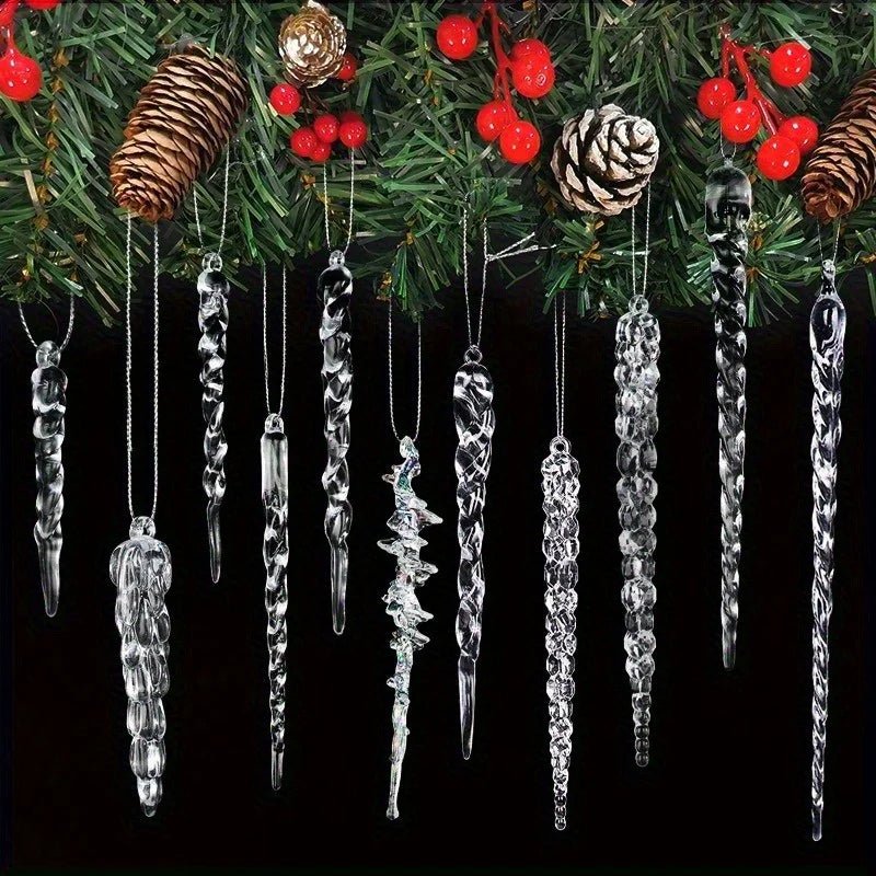 10pcs Acrylic Christmas Ornaments with Hanging Rope Transparent, Assorted Sizes Perfect for Tree Decoration & Holiday Crafts DIY - Fiesta Vellore10pcs Acrylic Christmas Ornaments with Hanging Rope Transparent, Assorted Sizes Perfect for Tree Decoration & Holiday Crafts DIYFiesta VelloreFiesta Vellore175214541;20251225;1766621744ZGhTo10PCS128mmFine ice bar peCNS67946a19d6fd4ebebd81eb5c9d7782f5l