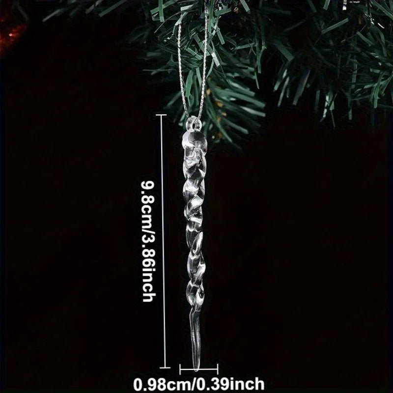 10pcs Acrylic Christmas Ornaments with Hanging Rope Transparent, Assorted Sizes Perfect for Tree Decoration & Holiday Crafts DIY - Fiesta Vellore10pcs Acrylic Christmas Ornaments with Hanging Rope Transparent, Assorted Sizes Perfect for Tree Decoration & Holiday Crafts DIYFiesta VelloreFiesta Vellore175214541;20251225;1766621744ZGhTo10PCS128mmFine ice bar peCNS9b1a88ba341046cb9196d398fea7bbf5I