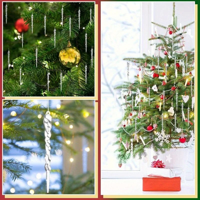 10pcs Acrylic Christmas Ornaments with Hanging Rope Transparent, Assorted Sizes Perfect for Tree Decoration & Holiday Crafts DIY - Fiesta Vellore10pcs Acrylic Christmas Ornaments with Hanging Rope Transparent, Assorted Sizes Perfect for Tree Decoration & Holiday Crafts DIYFiesta VelloreFiesta Vellore175214541;20251225;1766621744ZGhTo10PCS128mmFine ice bar peCNSff2887ebc1b24ec3bc3916e5cac741d5C