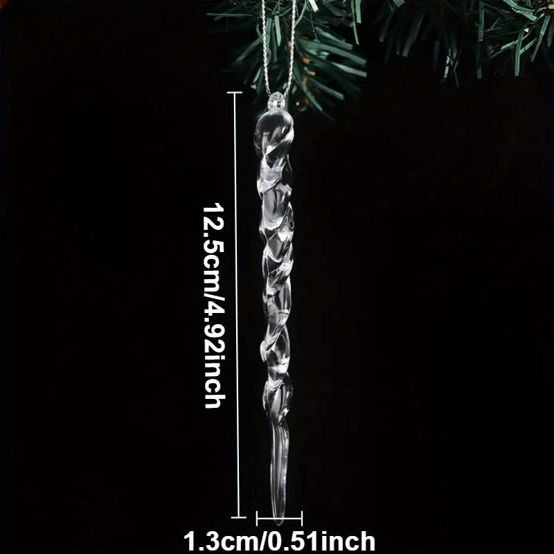 10pcs Acrylic Christmas Ornaments with Hanging Rope Transparent, Assorted Sizes Perfect for Tree Decoration & Holiday Crafts DIY - Fiesta Vellore10pcs Acrylic Christmas Ornaments with Hanging Rope Transparent, Assorted Sizes Perfect for Tree Decoration & Holiday Crafts DIYFiesta VelloreFiesta Vellore175214542;20251225;1766621744hL96R10PCS125mmMedium ice barCNSc8dad731307e4fe7b3e3e9e509900eebT