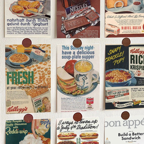 10Pcs Retro Food Poster Art Postcard Modern Home Background Wall Decorative Card Creative Message Photo Props - Fiesta Vellore10Pcs Retro Food Poster Art Postcard Modern Home Background Wall Decorative Card Creative Message Photo PropsFiesta VelloreFiesta Vellore175213585;20251225;1766621681GmCgA10pcsScfbcc717f6604b9882538d590bed61637