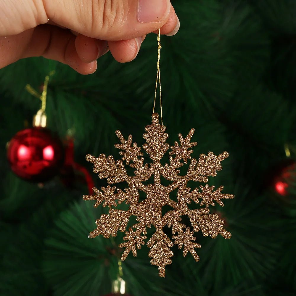 12Pcs Charming 7.5/10cm Gold Powder Snowflake for Xmas White Christmas Tree Decor Party Holiday Christmas Ornaments Home Decor - Fiesta Vellore12Pcs Charming 7.5/10cm Gold Powder Snowflake for Xmas White Christmas Tree Decor Party Holiday Christmas Ornaments Home DecorFiesta VelloreFiesta Vellore175214501;20251225;1766621733aalHG75MM blueHTB1