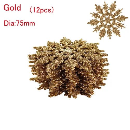 12Pcs Charming 7.5/10cm Gold Powder Snowflake for Xmas White Christmas Tree Decor Party Holiday Christmas Ornaments Home Decor - Fiesta Vellore12Pcs Charming 7.5/10cm Gold Powder Snowflake for Xmas White Christmas Tree Decor Party Holiday Christmas Ornaments Home DecorFiesta VelloreFiesta Vellore175214502;20251225;176662173353RtY75MM goldH5fdb2473a69b4bc0a8c0aacb6e4401f4g