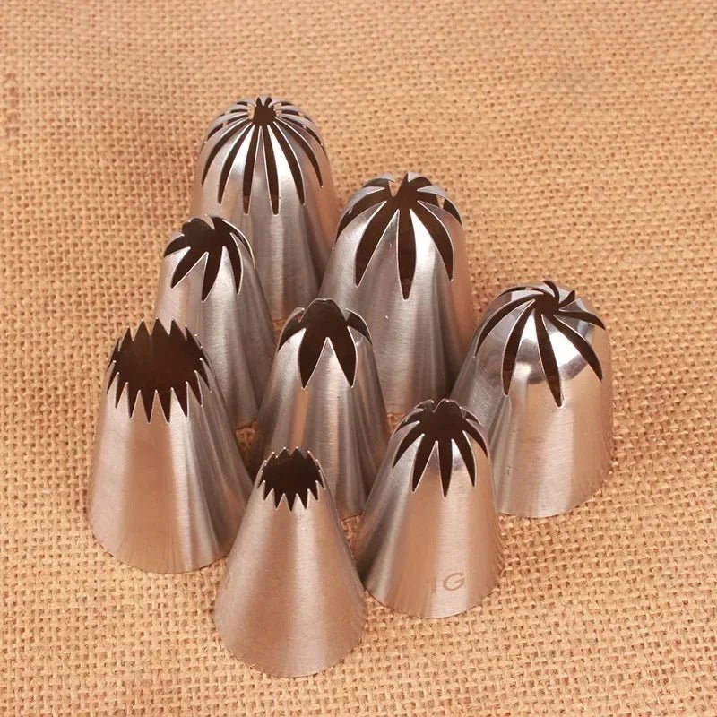 1/8Pcs Large Russian Stainless Steel Pastry Nozzles Icing Piping Tips Cream Rose Cake Set Decorating Cupcake Baking Tools - Fiesta Vellore1/8Pcs Large Russian Stainless Steel Pastry Nozzles Icing Piping Tips Cream Rose Cake Set Decorating Cupcake Baking ToolsFiesta VelloreFiesta Vellore175212802;20251225;1766621678EZ2q61pcs 336S715c6929aa57459ab80d1605859f3a5dk