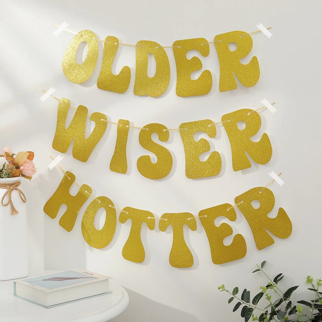 1pc Older Wiser Hotter magic silver onion powder flag disco birthday party decorative banner - Fiesta Vellore1pc Older Wiser Hotter magic silver onion powder flag disco birthday party decorative bannerFiesta VelloreFiesta Vellore175214616;20251225;1766621747UV0UNPinkSac5838e841a643119aee2be776f97dce9
