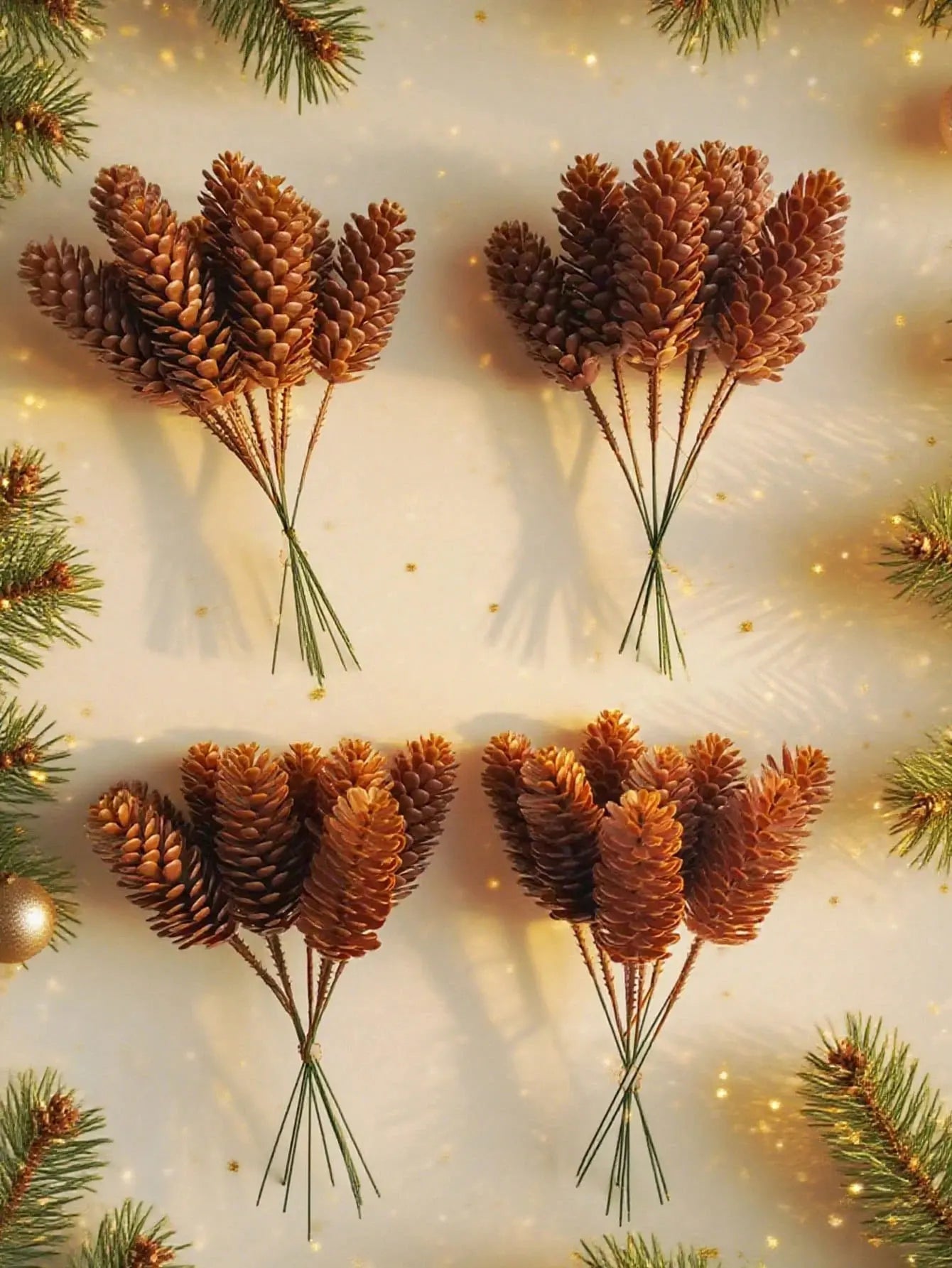20/30pcs Artificial Pine Cone Plant Ornaments Realistic Suitable for Xmas Tree Wreath Garland Vase Table Winter Holiday Party - Fiesta Vellore20/30pcs Artificial Pine Cone Plant Ornaments Realistic Suitable for Xmas Tree Wreath Garland Vase Table Winter Holiday PartyFiesta VelloreFiesta Vellore175214536;20251225;1766621744qRJWZ20pcsS4c5f46e1525544deb577cd0a06de5d94v