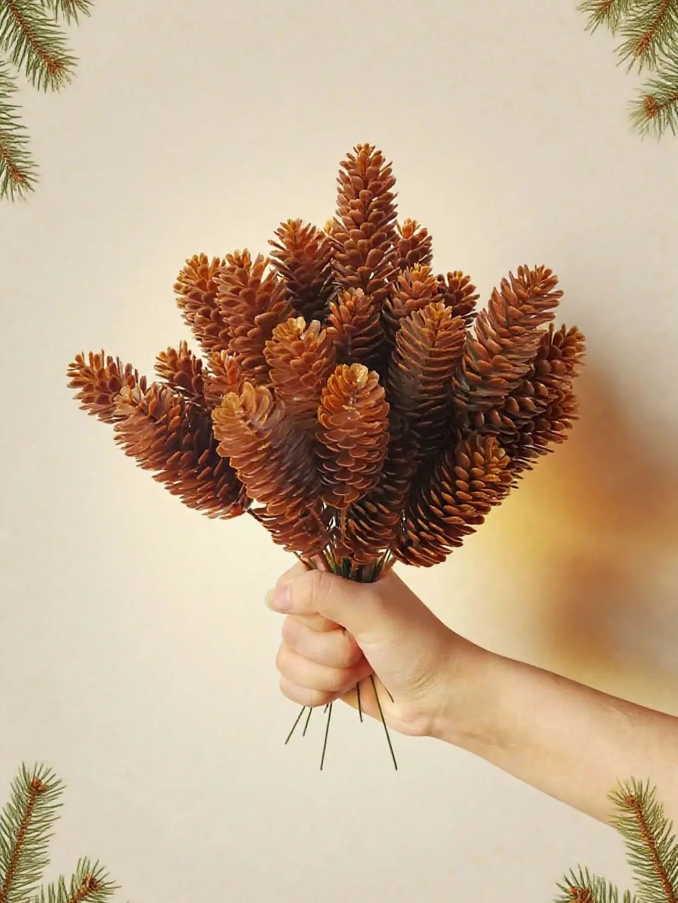 20/30pcs Artificial Pine Cone Plant Ornaments Realistic Suitable for Xmas Tree Wreath Garland Vase Table Winter Holiday Party - Fiesta Vellore20/30pcs Artificial Pine Cone Plant Ornaments Realistic Suitable for Xmas Tree Wreath Garland Vase Table Winter Holiday PartyFiesta VelloreFiesta Vellore175214536;20251225;1766621744qRJWZ20pcsS690342448c844b66891802ed961ceb88Z