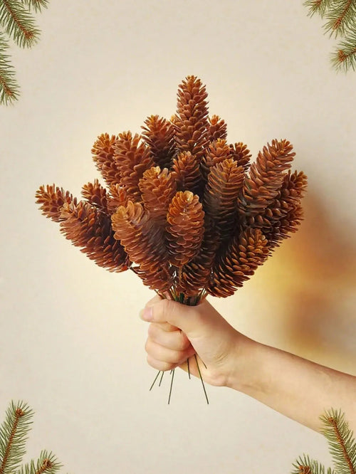 20/30pcs Artificial Pine Cone Plant Ornaments Realistic Suitable for Xmas Tree Wreath Garland Vase Table Winter Holiday Party - Fiesta Vellore20/30pcs Artificial Pine Cone Plant Ornaments Realistic Suitable for Xmas Tree Wreath Garland Vase Table Winter Holiday PartyFiesta VelloreFiesta Vellore175214536;20251225;1766621744qRJWZ20pcsS690342448c844b66891802ed961ceb88Z