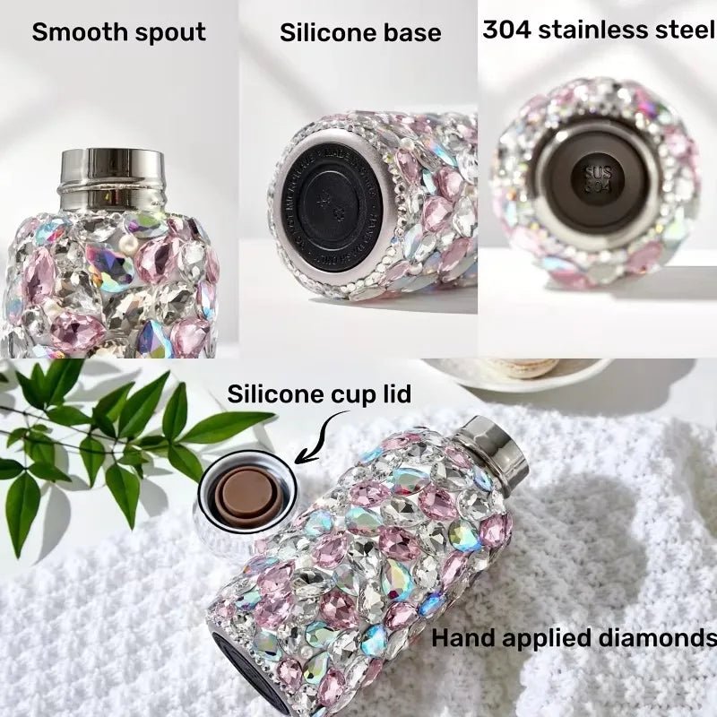260ml Shiny Diamond Insulated Bottle Stainless Steel Thermal Cup Portable Travel Drinkware For Birthday Party Send Gifts - Fiesta Vellore260ml Shiny Diamond Insulated Bottle Stainless Steel Thermal Cup Portable Travel Drinkware For Birthday Party Send GiftsFiesta VelloreFiesta Vellore175190852;20251224;1766599890ZkO81Green260mlSaed00be573d4423682bf7f045521180eq