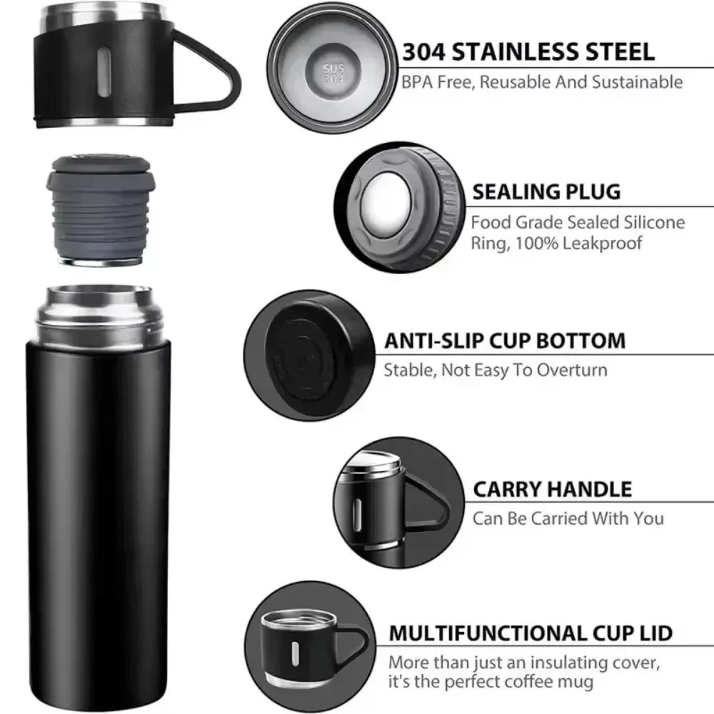 304 Stainless 500ml Steel Vacuum Insulated Water Bottle Portable Coffee Bottle Office Gift Set Business Style Travel Thermal Mug - Fiesta Vellore304 Stainless 500ml Steel Vacuum Insulated Water Bottle Portable Coffee Bottle Office Gift Set Business Style Travel Thermal MugFiesta VelloreFiesta Vellore175190805;20251224;1766599890rRO5zPink500mlSa205d7e1033a4b3f9d67a65fdff0e06aK