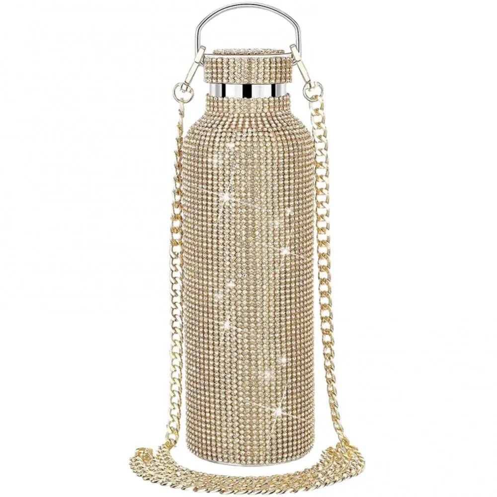 350ml/500ml/750ml Stainless Steel Insulated Vacuum Cup Rhinestone Decor Flask Bottle Drinking Kettle Thermal Mug Outdooor Travel - Fiesta Vellore350ml/500ml/750ml Stainless Steel Insulated Vacuum Cup Rhinestone Decor Flask Bottle Drinking Kettle Thermal Mug Outdooor TravelFiesta VelloreFiesta Vellore175190883;20251224;1766599891rmjQdGolden 750MLS3fdefff0235a4569881d10c5bb4dcb540