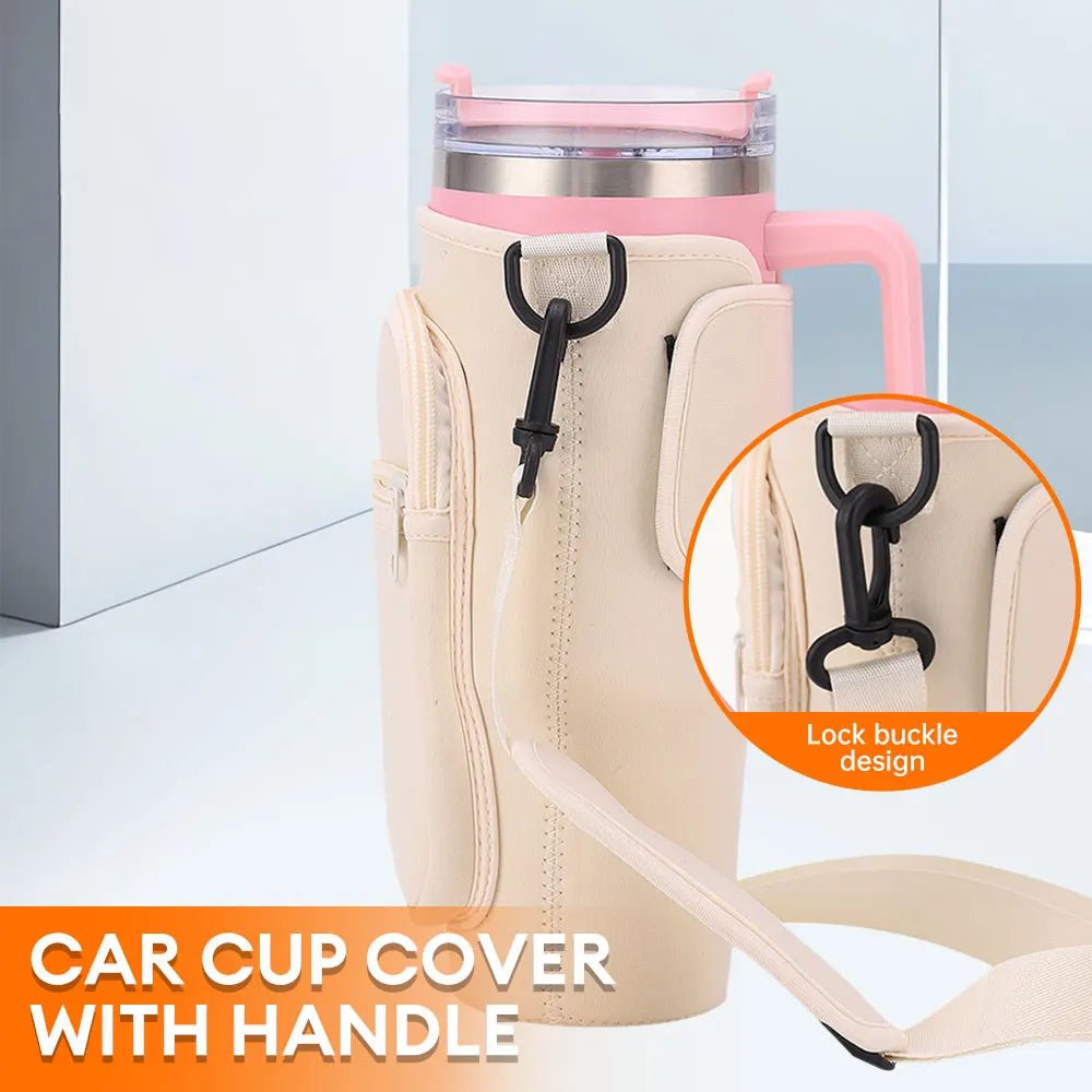 40oz Neoprene Water Bottle Carrier Bag with Adjustable Shoulder Strap Non - Slip Insulated Stanley Cup Sleeve Mug Cover - Fiesta Vellore40oz Neoprene Water Bottle Carrier Bag with Adjustable Shoulder Strap Non - Slip Insulated Stanley Cup Sleeve Mug CoverFiesta VelloreFiesta Vellore175190863;20251224;17665998916n58xBeigeSb612fd61fc8c424c83bd4f9ad4b20be0y