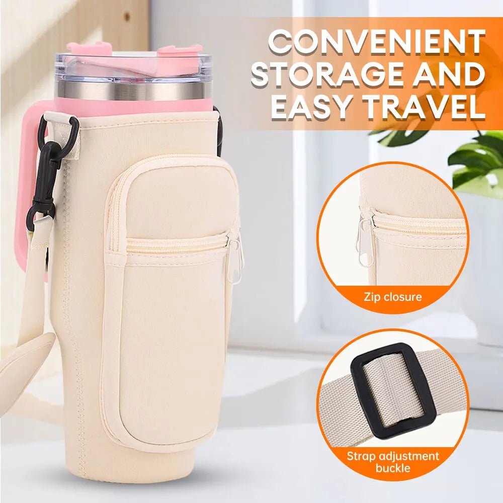 40oz Neoprene Water Bottle Carrier Bag with Adjustable Shoulder Strap Non - Slip Insulated Stanley Cup Sleeve Mug Cover - Fiesta Vellore40oz Neoprene Water Bottle Carrier Bag with Adjustable Shoulder Strap Non - Slip Insulated Stanley Cup Sleeve Mug CoverFiesta VelloreFiesta Vellore175190863;20251224;17665998916n58xBeigeS21f2c68576c74d81ba78670743cd2abcs