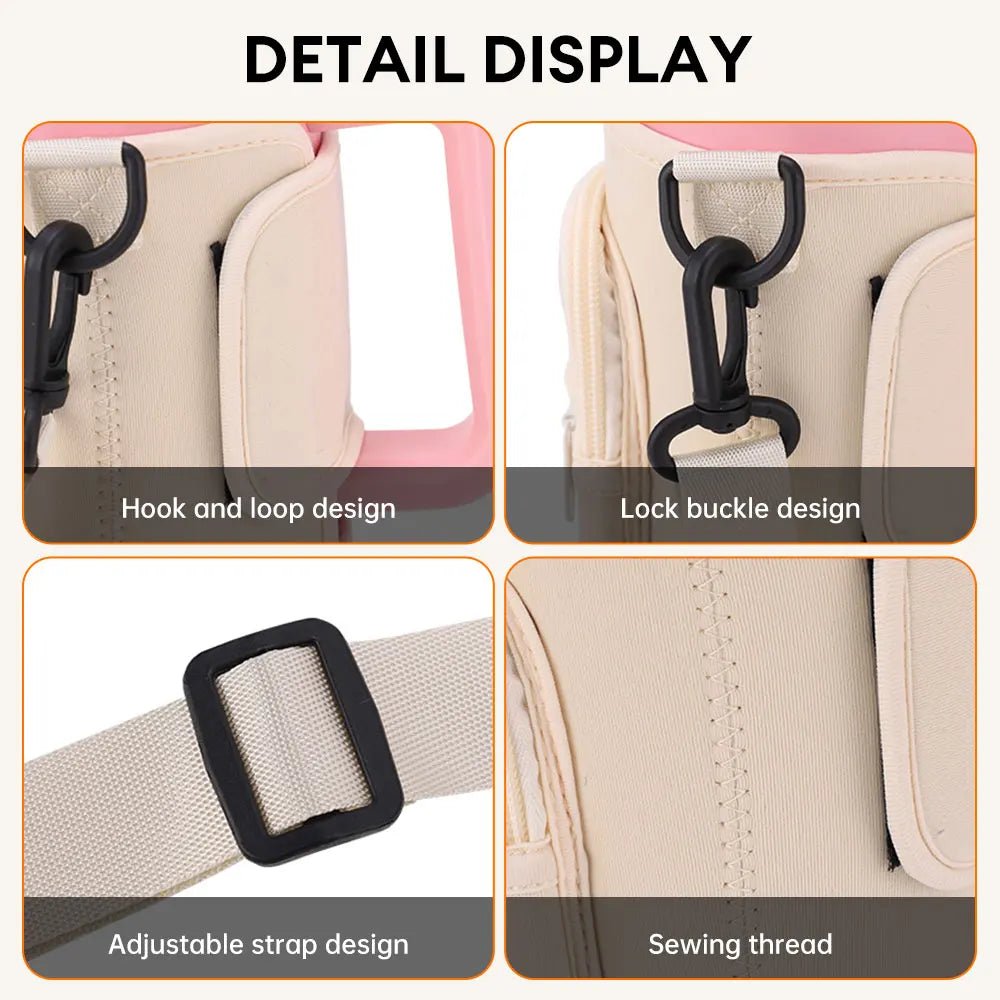 40oz Neoprene Water Bottle Carrier Bag with Adjustable Shoulder Strap Non - Slip Insulated Stanley Cup Sleeve Mug Cover - Fiesta Vellore40oz Neoprene Water Bottle Carrier Bag with Adjustable Shoulder Strap Non - Slip Insulated Stanley Cup Sleeve Mug CoverFiesta VelloreFiesta Vellore175190863;20251224;17665998916n58xBeigeSf71c469142ab490a80897fabe70034b87