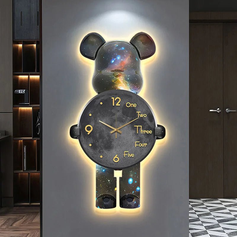40x21CM Creative Wall Clock Cartoon Fashion Living Room Silent Art Clock Simple Modern Watch Wall Home Decoration Bear - Fiesta Vellore40x21CM Creative Wall Clock Cartoon Fashion Living Room Silent Art Clock Simple Modern Watch Wall Home Decoration BearFiesta VelloreFiesta Vellore175213714;20251225;1766621711hvjAWWithout lightAS85818b192cc94111b1851e5ca3cf5fdel