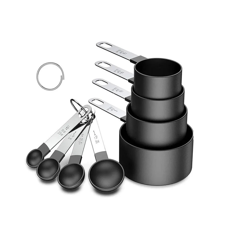 4PCS/8PCS plastic measuring cup Spoon Set Stainless Steel handle Kitchen Baking Tools Accessories Weighing gadgets - Fiesta Vellore4PCS/8PCS plastic measuring cup Spoon Set Stainless Steel handle Kitchen Baking Tools Accessories Weighing gadgetsFiesta VelloreFiesta Vellore175212796;20251225;1766621678DTC4H8PCS blackS288a5a5c697e48daaca0490cf253e343l