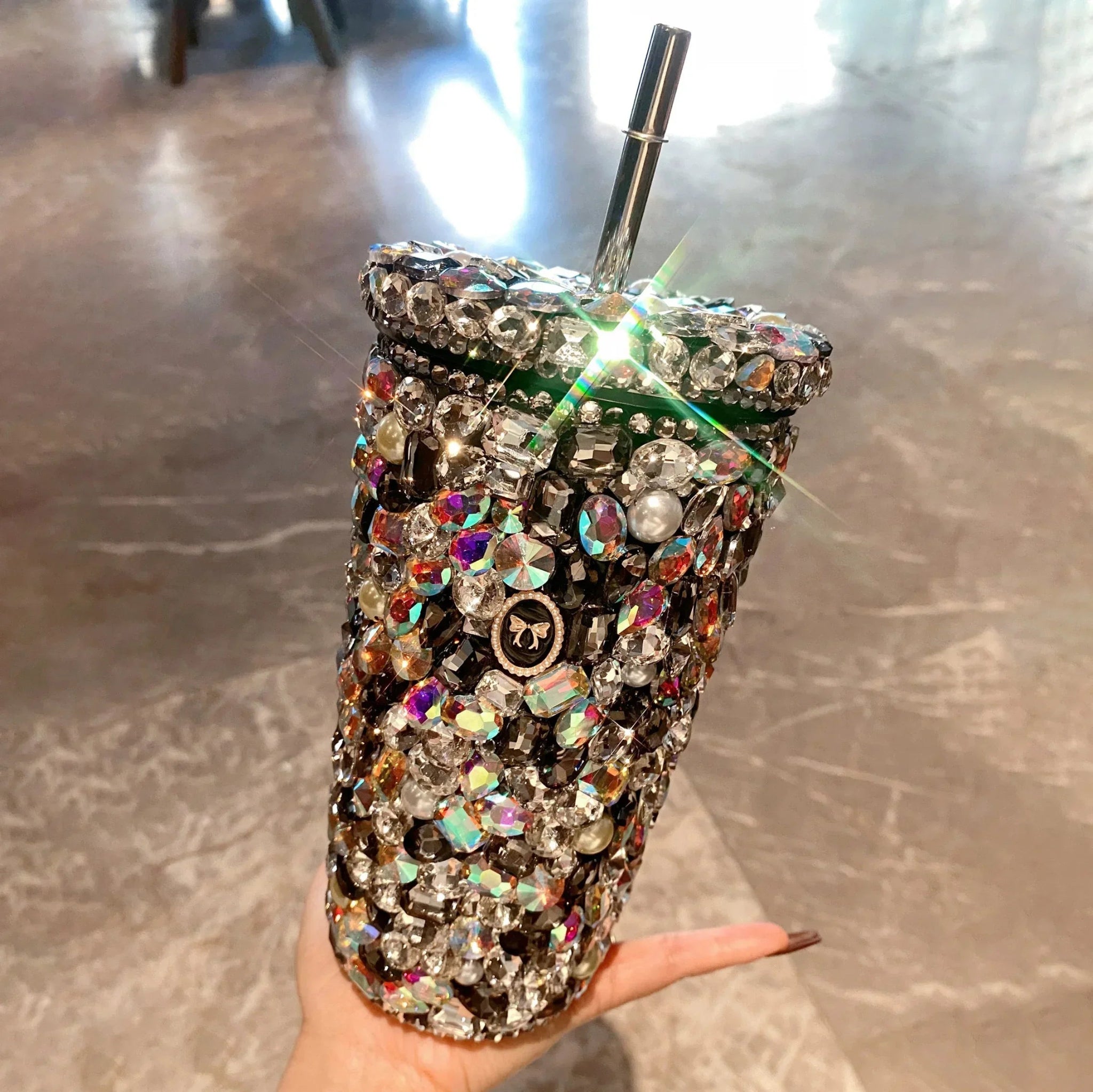 500ml Double Wall Stainless Steel Tumbler Thermos Sparkling Rhinestone Straw Cup with Lid Insulated Coffee Mug Water Bottle - Fiesta Vellore500ml Double Wall Stainless Steel Tumbler Thermos Sparkling Rhinestone Straw Cup with Lid Insulated Coffee Mug Water BottleFiesta VelloreFiesta Vellore175190912;20251224;1766599891iZqOKA White BlackSccc10ceda5e847ef93beb28385380957d