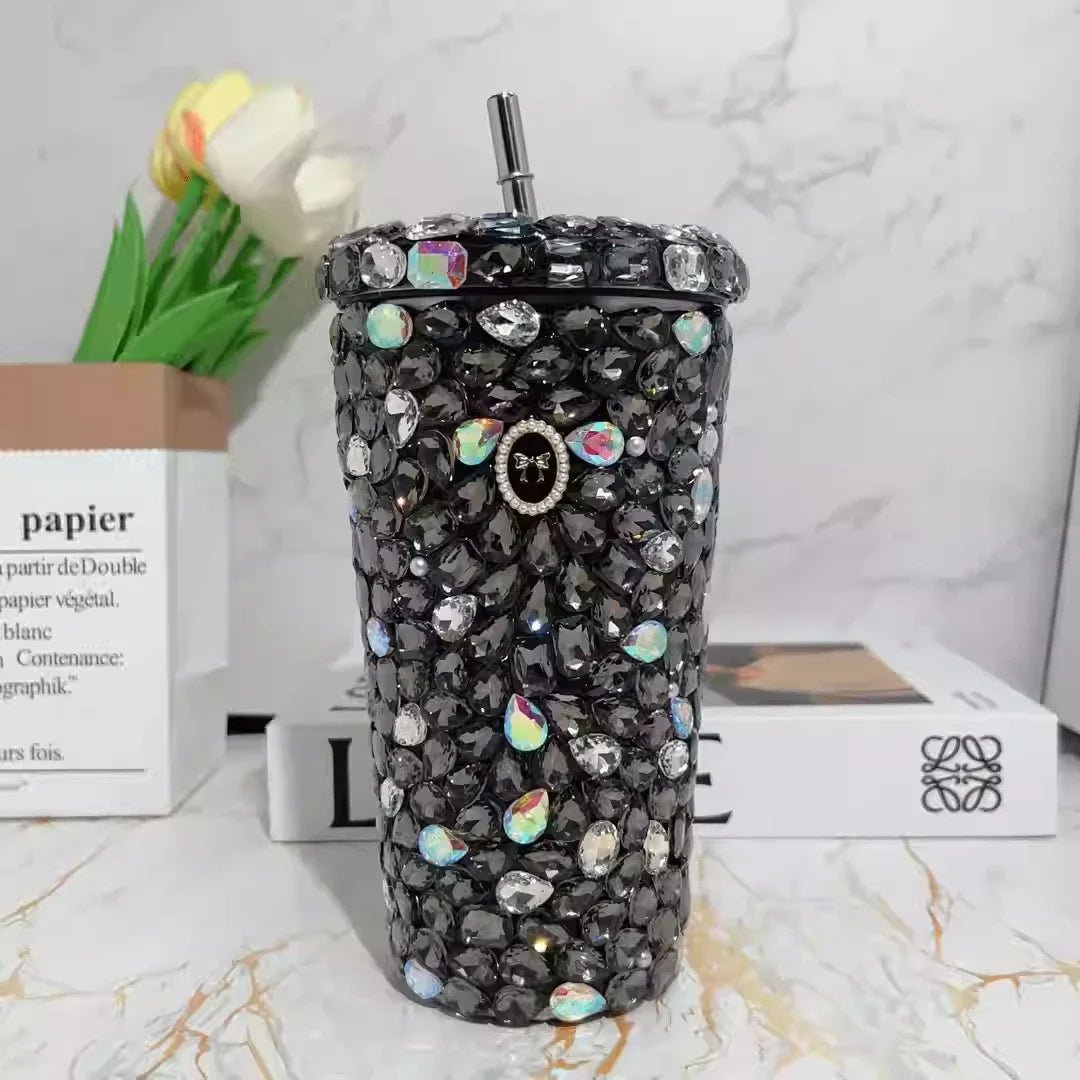 500ml Double Wall Stainless Steel Tumbler Thermos Sparkling Rhinestone Straw Cup with Lid Insulated Coffee Mug Water Bottle - Fiesta Vellore500ml Double Wall Stainless Steel Tumbler Thermos Sparkling Rhinestone Straw Cup with Lid Insulated Coffee Mug Water BottleFiesta VelloreFiesta Vellore175190917;20251224;1766599891e4CojB BlackS9b694a752d754b6593322fd5e89dc1459