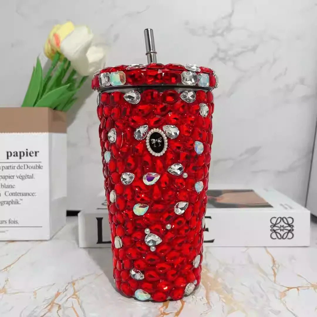 500ml Double Wall Stainless Steel Tumbler Thermos Sparkling Rhinestone Straw Cup with Lid Insulated Coffee Mug Water Bottle - Fiesta Vellore500ml Double Wall Stainless Steel Tumbler Thermos Sparkling Rhinestone Straw Cup with Lid Insulated Coffee Mug Water BottleFiesta VelloreFiesta Vellore175190910;20251224;1766599891A10QBB redSd6f0950cb57e4537a82a3490dee6205bn