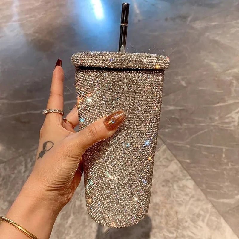 500ml Double Wall Stainless Steel Tumbler Thermos Sparkling Rhinestone Straw Cup with Lid Insulated Coffee Mug Water Bottle - Fiesta Vellore500ml Double Wall Stainless Steel Tumbler Thermos Sparkling Rhinestone Straw Cup with Lid Insulated Coffee Mug Water BottleFiesta VelloreFiesta Vellore175190915;20251224;1766599891iTqhMC WhiteS67d68561edb54c7fb6f77ea936f98127e