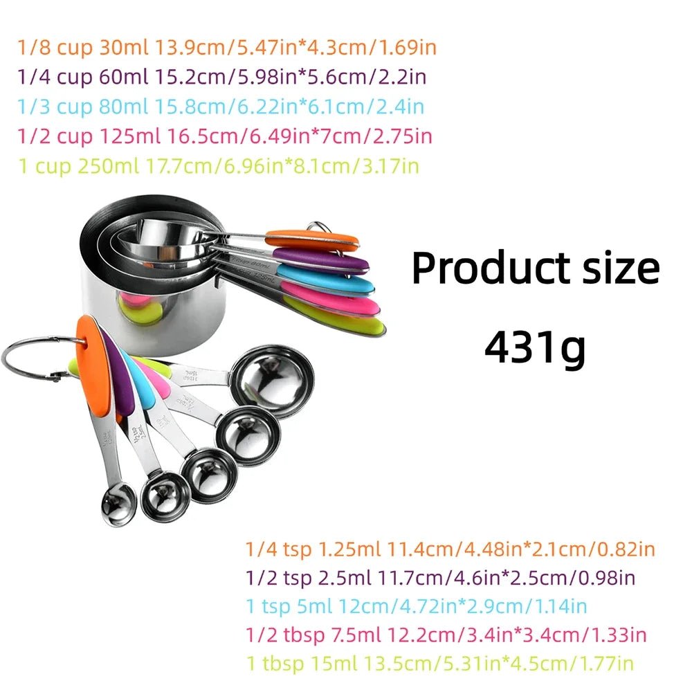 5/10Pcs Stainless Steel Measuring Cups And Spoons Set Kitchen Accessories For Baking Cake Cooking Making Measuring Kitchen Tools - Fiesta Vellore5/10Pcs Stainless Steel Measuring Cups And Spoons Set Kitchen Accessories For Baking Cake Cooking Making Measuring Kitchen ToolsFiesta VelloreFiesta Vellore175212705;20251225;17666216763Xv1a10Pcs BlackSadd9b37de5aa44d3bbc1b9a16c5fab5ay