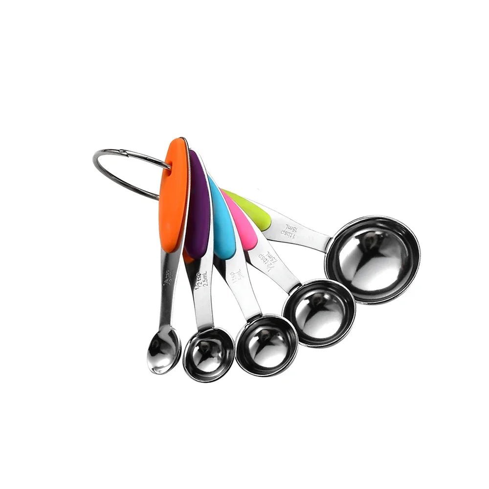 5/10Pcs Stainless Steel Measuring Cups And Spoons Set Kitchen Accessories For Baking Cake Cooking Making Measuring Kitchen Tools - Fiesta Vellore5/10Pcs Stainless Steel Measuring Cups And Spoons Set Kitchen Accessories For Baking Cake Cooking Making Measuring Kitchen ToolsFiesta VelloreFiesta Vellore175212706;20251225;1766621676yEa9A5Pcs Rainbow SS450bf41052834d2f9946808bd0ba9453I