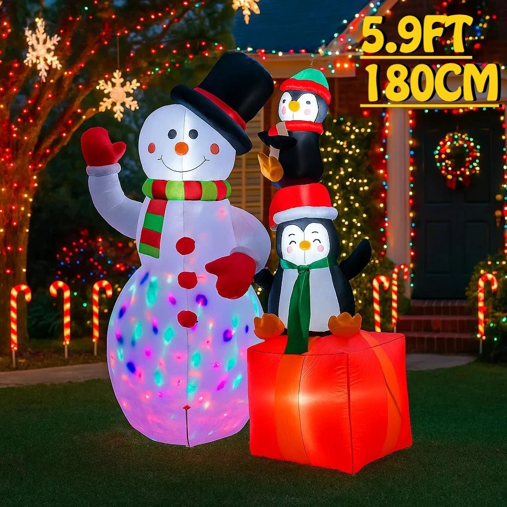 5.9FT Snowman Penguins Stacs Christmas Inflatable Decorations Xmas Ornaments Lights Outdoor Home Yard Holiday Party Decor Toys - Fiesta Vellore5.9FT Snowman Penguins Stacs Christmas Inflatable Decorations Xmas Ornaments Lights Outdoor Home Yard Holiday Party Decor ToysFiesta VelloreFiesta Vellore175214576;20251225;1766621744RL106QM0069 - 79HWEUSe8bc275deea2427ebef6c106522d2618D