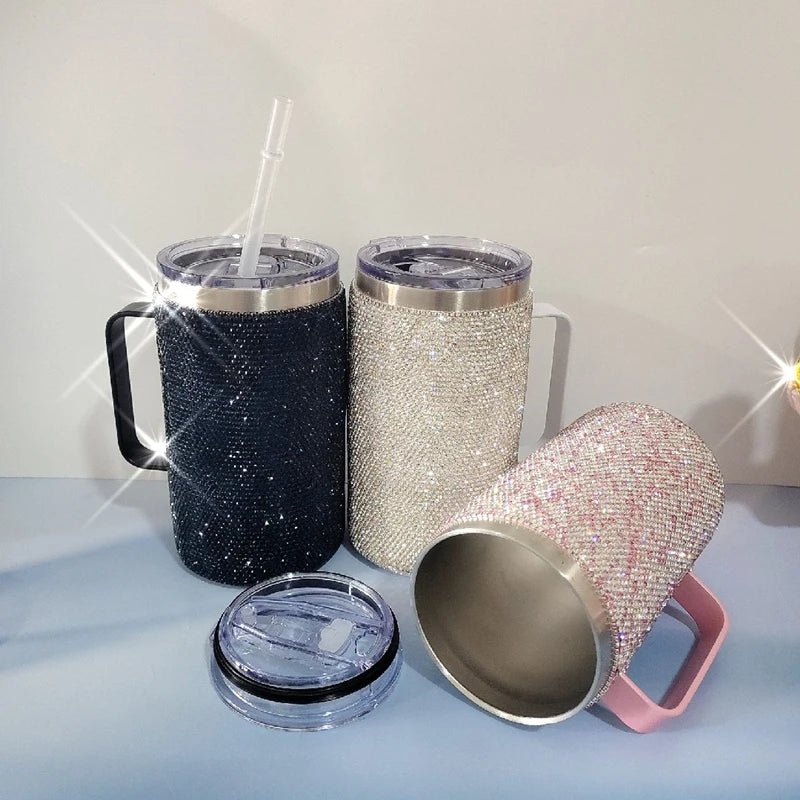 720ml Stainless Steel Rhinestone Coffee Travel Cup With Handle Lid Diamond Vacuum Insulated Mug Bling Water Bottle Women Gifts - Fiesta Vellore720ml Stainless Steel Rhinestone Coffee Travel Cup With Handle Lid Diamond Vacuum Insulated Mug Bling Water Bottle Women GiftsFiesta VelloreFiesta Vellore175190918;20251224;1766599891Y5LbKNavy Blue720mlS2ba11a5e4578497cb2038b1ecdc68ad63