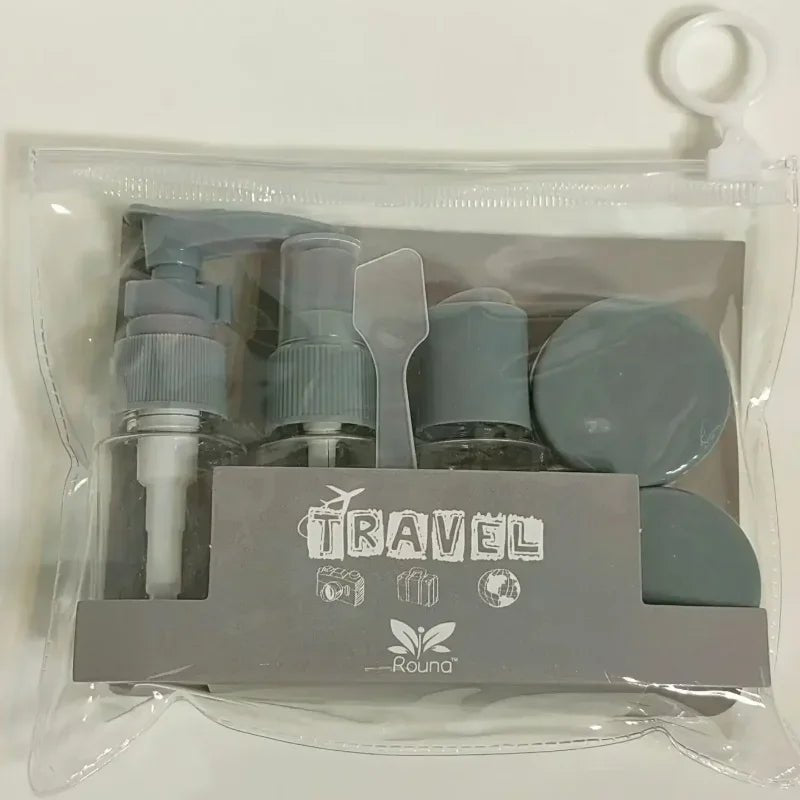 8pcs/set Travel Bottles Spray Bottle Lotion Empty Shampoo Bottle Mini Face Cream Pot Transparent Container Travel Essentials - Fiesta Vellore8pcs/set Travel Bottles Spray Bottle Lotion Empty Shampoo Bottle Mini Face Cream Pot Transparent Container Travel EssentialsFiesta VelloreFiesta Vellore175212679;20251225;1766621671sFkfCGraySc38d804621234ce486f65bb4d6a124955