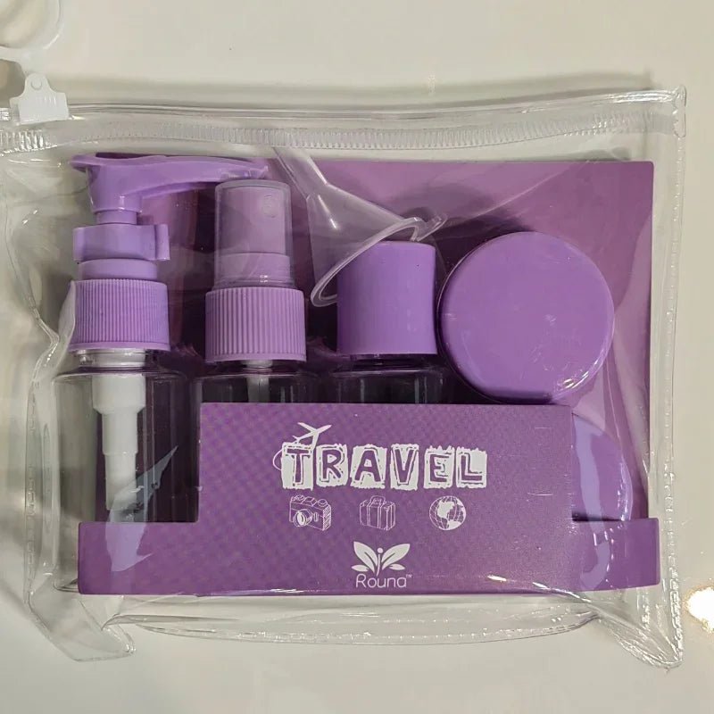 8pcs/set Travel Bottles Spray Bottle Lotion Empty Shampoo Bottle Mini Face Cream Pot Transparent Container Travel Essentials - Fiesta Vellore8pcs/set Travel Bottles Spray Bottle Lotion Empty Shampoo Bottle Mini Face Cream Pot Transparent Container Travel EssentialsFiesta VelloreFiesta Vellore175212683;20251225;1766621671NmbapPurpleS3c005ba613ac4e3f927a4e457a75b341c