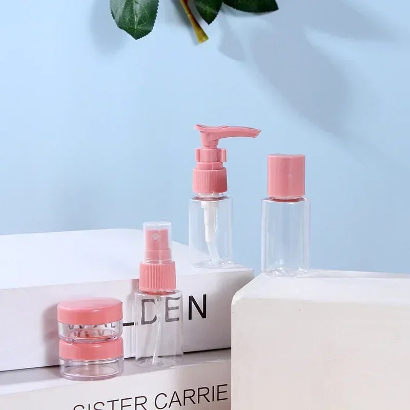 8pcs/set Travel Bottles Spray Bottle Lotion Empty Shampoo Bottle Mini Face Cream Pot Transparent Container Travel Essentials - Fiesta Vellore8pcs/set Travel Bottles Spray Bottle Lotion Empty Shampoo Bottle Mini Face Cream Pot Transparent Container Travel EssentialsFiesta VelloreFiesta Vellore175212678;20251225;1766621671LgeNFRedSeaee4f5d20df49fab3b606c05a86812co