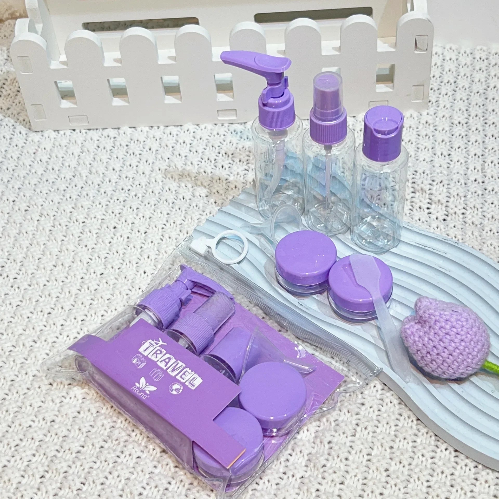 8pcs/set Travel Bottles Spray Bottle Lotion Empty Shampoo Bottle Mini Face Cream Pot Transparent Container Travel Essentials - Fiesta Vellore8pcs/set Travel Bottles Spray Bottle Lotion Empty Shampoo Bottle Mini Face Cream Pot Transparent Container Travel EssentialsFiesta VelloreFiesta Vellore175212678;20251225;1766621671LgeNFRedS5d6f99c715d349bdbdfb60830c2a716ah