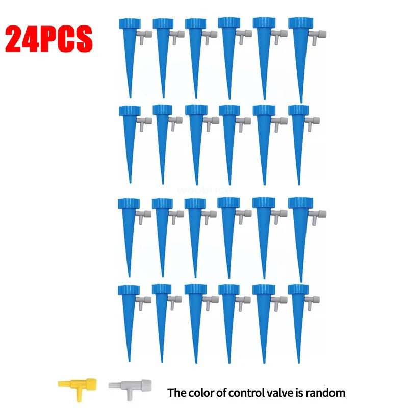 Automatic Drip Plants Irrigation Drip Irrigation Garden Watering System Garden Plant Self Watering Kits Insert Watering Devices - Fiesta VelloreAutomatic Drip Plants Irrigation Drip Irrigation Garden Watering System Garden Plant Self Watering Kits Insert Watering DevicesFiesta VelloreFiesta Vellore175212150;20251225;1766621655RSkBv24PCS - BlueS8f3585be39dc4f6cb48da7920b3a8bd6G