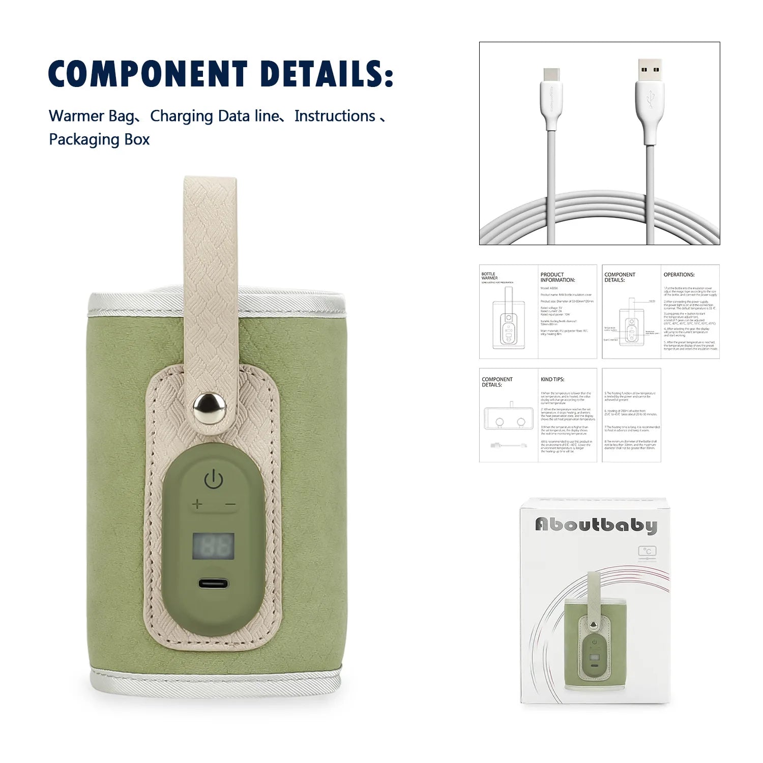 Baby Bottle Warmer Bag USB Powered Heater Insulated Heating Bag Travel Portable in Car Heater Drink Warm Milk Thermostat Bag - Fiesta VelloreBaby Bottle Warmer Bag USB Powered Heater Insulated Heating Bag Travel Portable in Car Heater Drink Warm Milk Thermostat BagFiesta VelloreFiesta Vellore175190898;20251224;1766599891AiN7gpinkSbd70168692b24ca0b9be24840e811998F