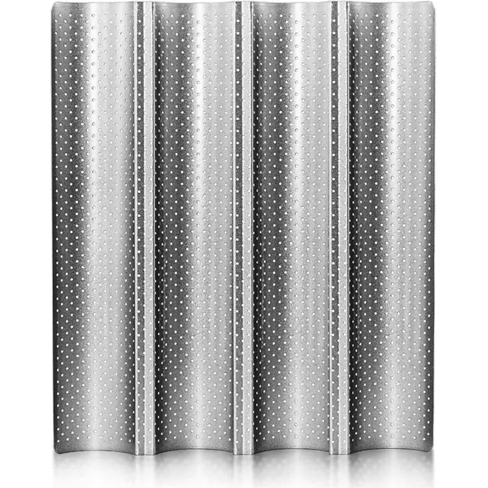 Baguette Bread Pan Nonstick for French Bread Baking Heat Resistant Perforated 4 Loaves Loaf Bake Mold Baguette Tray Baking Tool - Fiesta VelloreBaguette Bread Pan Nonstick for French Bread Baking Heat Resistant Perforated 4 Loaves Loaf Bake Mold Baguette Tray Baking ToolFiesta VelloreFiesta Vellore175212711;20251225;1766621676qAFb7Bread mold SilverScf4c3ef3ca774274a0022ffdf925ab89P