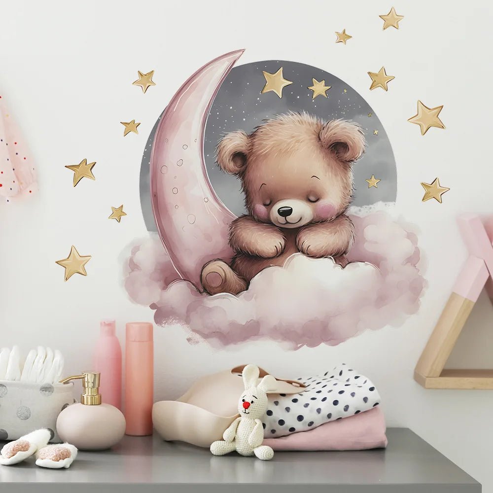Bear Decorative Vinyl Child Wall Stickers For Baby Room Decoration Bedroom Accessories Adhesive Wallpaper Wall Decor Room Decor - Fiesta VelloreBear Decorative Vinyl Child Wall Stickers For Baby Room Decoration Bedroom Accessories Adhesive Wallpaper Wall Decor Room DecorFiesta VelloreFiesta Vellore175212591;20251225;1766621670XO6hJfun - e38S4072882a2b914da4a43879d416accccdH
