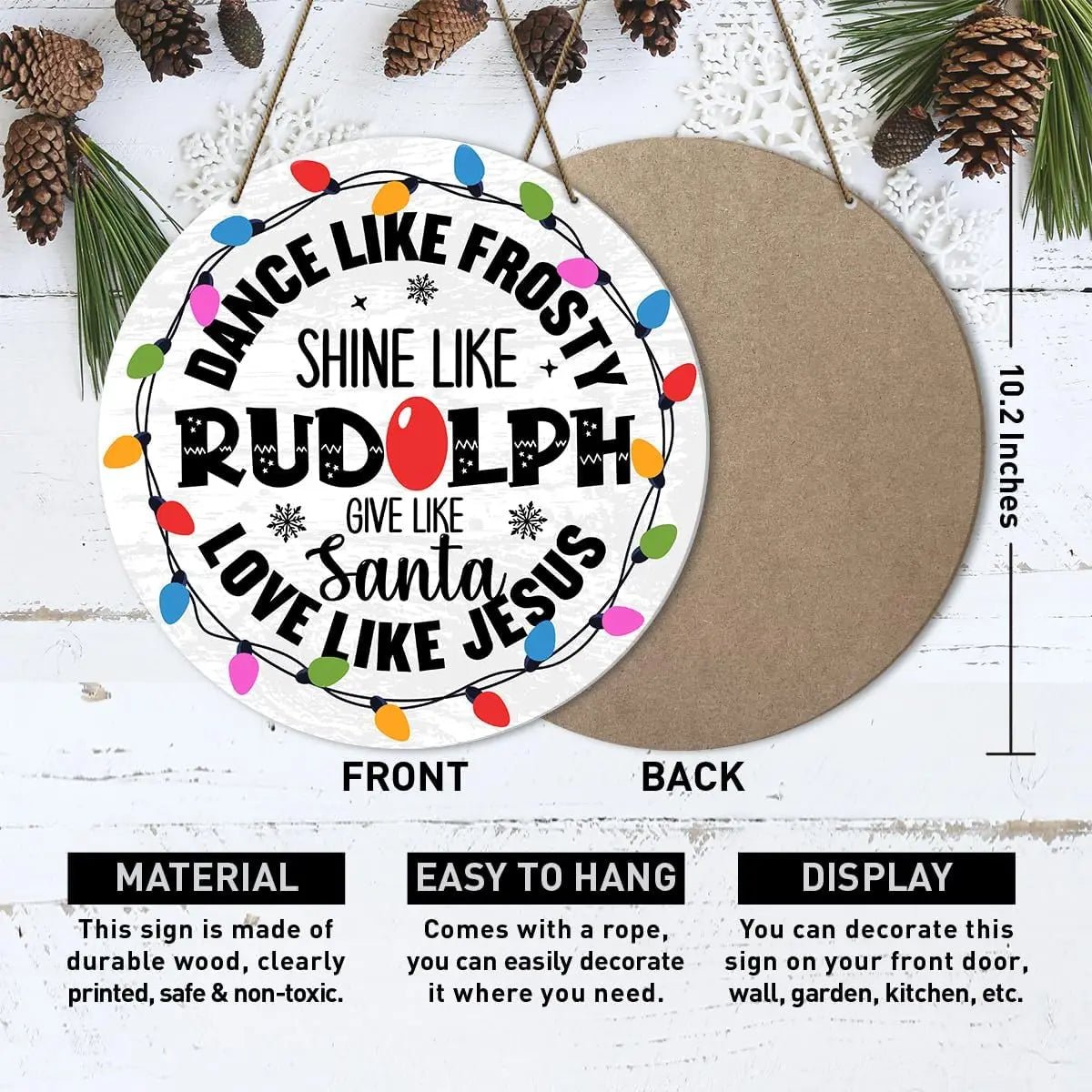 Christmas Sign Decorations Indoor Front Door, Christmas Sign Decor for Home Porch Room Bedroom, Xmas Decorations - Fiesta VelloreChristmas Sign Decorations Indoor Front Door, Christmas Sign Decor for Home Porch Room Bedroom, Xmas DecorationsFiesta VelloreFiesta Vellore175212238;20251225;17666216594euuG30x30cm1S56fcb4e9e2474fff9990069fc27dfc2bl