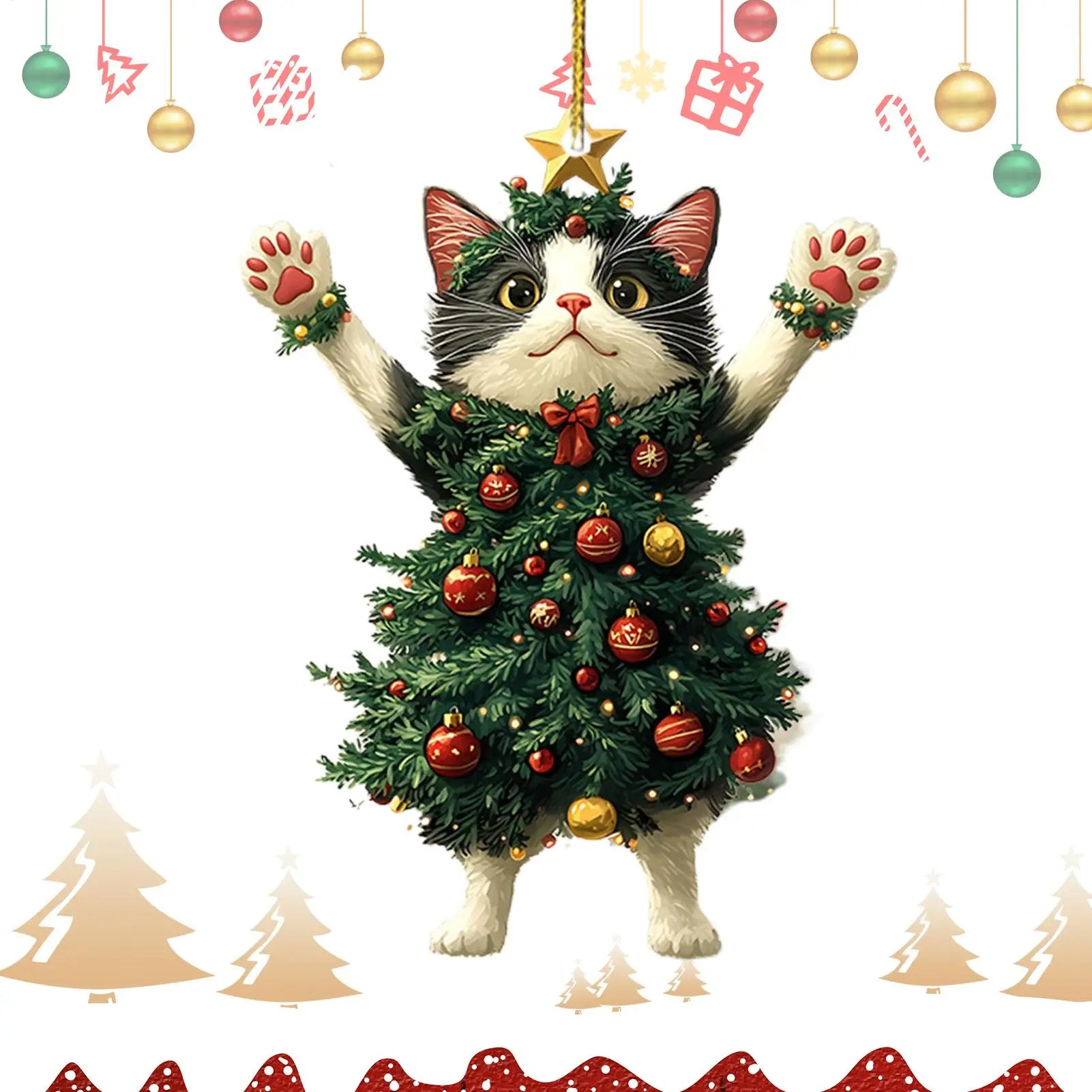 Christmas Tree Cat DecorCat Christmas Tree Ornaments 2D Flat Acrylic Holiday Tree Costume Kitten Pendant Cat Hanging Ornaments - Fiesta VelloreChristmas Tree Cat DecorCat Christmas Tree Ornaments 2D Flat Acrylic Holiday Tree Costume Kitten Pendant Cat Hanging OrnamentsFiesta VelloreFiesta Vellore175214539;20251225;1766621744iFr9XBlackS8bc34eb825584ee188f4f66626a869a2j