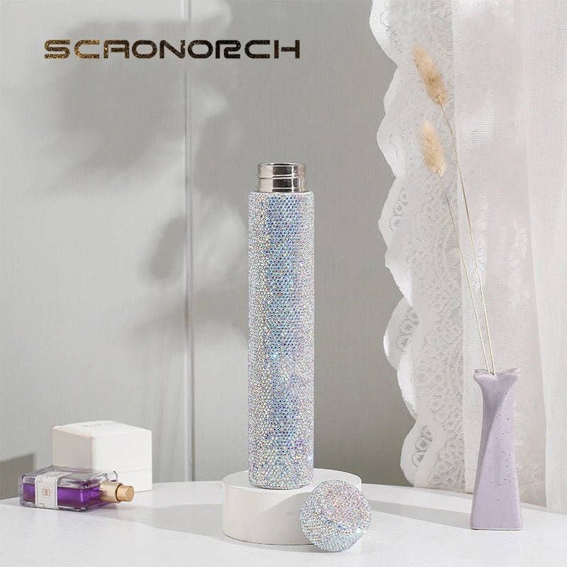 Creative Bling Slender Vacuum Flask Stainless Steel Water Bottle Tumbler Thermos Rhinestone Travel Portable Insulated Cup Mug - Fiesta VelloreCreative Bling Slender Vacuum Flask Stainless Steel Water Bottle Tumbler Thermos Rhinestone Travel Portable Insulated Cup MugFiesta VelloreFiesta Vellore175190844;20251224;1766599890ozOrIGreen280MLSde2af89b6e7144b3b15be1f5f5d3456dR