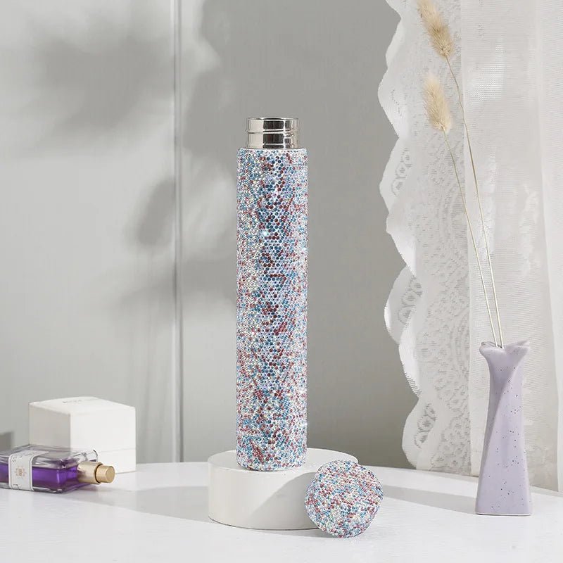 Creative Bling Slender Vacuum Flask Stainless Steel Water Bottle Tumbler Thermos Rhinestone Travel Portable Insulated Cup Mug - Fiesta VelloreCreative Bling Slender Vacuum Flask Stainless Steel Water Bottle Tumbler Thermos Rhinestone Travel Portable Insulated Cup MugFiesta VelloreFiesta Vellore175190846;20251224;1766599890D85ZFMULTI Pink280MLS338f101441ee40918284f7d548f54f91V