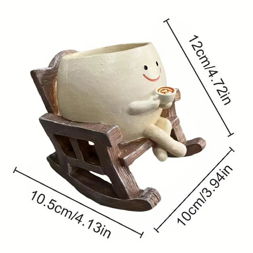 Creative Rocking Chair/Swing Face Succulent Planter Cute Resin Head Planters Home Garden Supplies for Indoor Outdoor Plants - Fiesta VelloreCreative Rocking Chair/Swing Face Succulent Planter Cute Resin Head Planters Home Garden Supplies for Indoor Outdoor PlantsFiesta VelloreFiesta Vellore175213722;20251225;1766621711Pdc73Rocking ChairS249d296f27d7417cb4be76c7ef4216cco