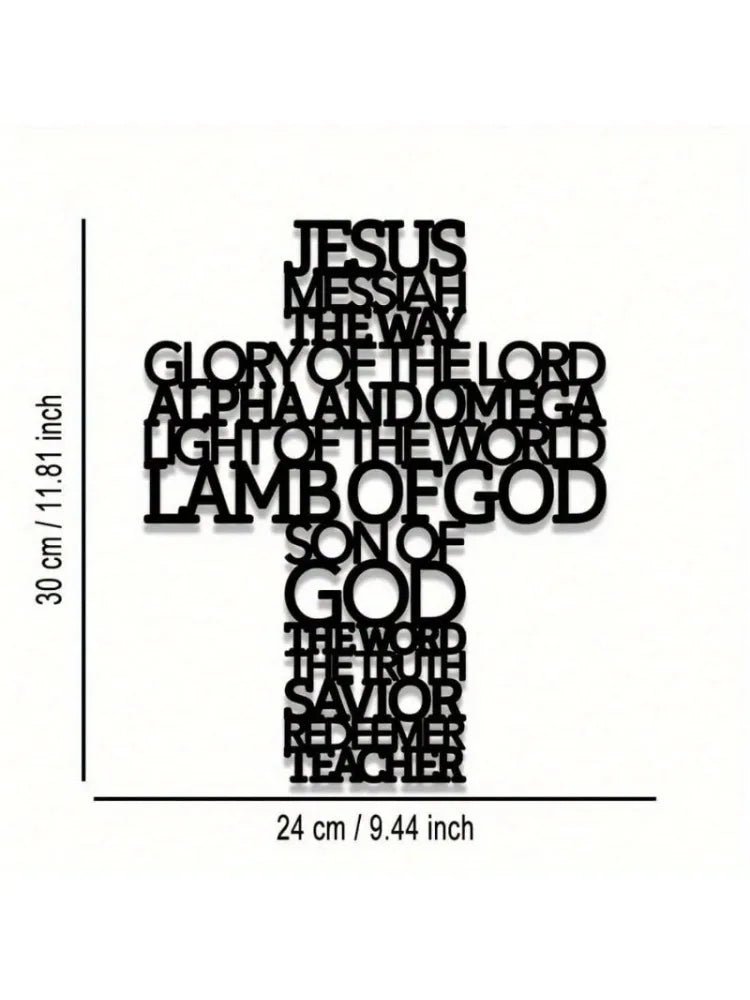 Crossing Jesus Metal Wall Sculpture|Black,Waterproof,Rustproof,Fade - Resistant,Halloween&Christmas Gift,Bedroom Decor - Fiesta VelloreCrossing Jesus Metal Wall Sculpture|Black,Waterproof,Rustproof,Fade - Resistant,Halloween&Christmas Gift,Bedroom DecorFiesta VelloreFiesta Vellore175212271;20251225;1766621661UclRSTY7316Sf8faf1b03c854f5dba67c80ed786be5eB