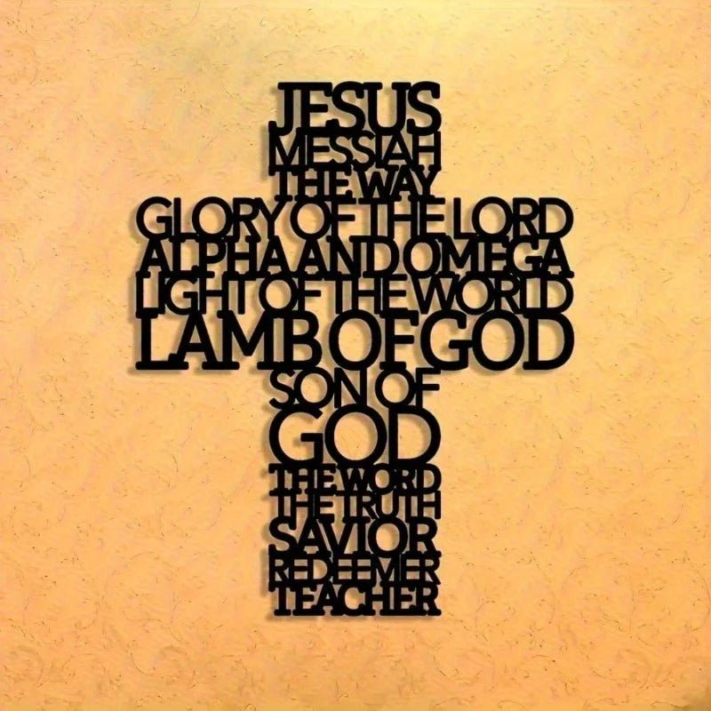 Crossing Jesus Metal Wall Sculpture|Black,Waterproof,Rustproof,Fade - Resistant,Halloween&Christmas Gift,Bedroom Decor - Fiesta VelloreCrossing Jesus Metal Wall Sculpture|Black,Waterproof,Rustproof,Fade - Resistant,Halloween&Christmas Gift,Bedroom DecorFiesta VelloreFiesta Vellore175212271;20251225;1766621661UclRSTY7316Sc7c984ddc76140b0a4e9fd5a51222702w