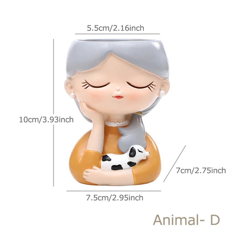 Cute Girl Flower Pot for Succulents, Decorative Planters Girls Portrait Garden Pots for Home Decor Desktop Ornament - Fiesta VelloreCute Girl Flower Pot for Succulents, Decorative Planters Girls Portrait Garden Pots for Home Decor Desktop OrnamentFiesta VelloreFiesta Vellore175214107;20251225;176662171257n6pPet - DSf72ed6b2e5a94da6a77a8bfdd2fec546a